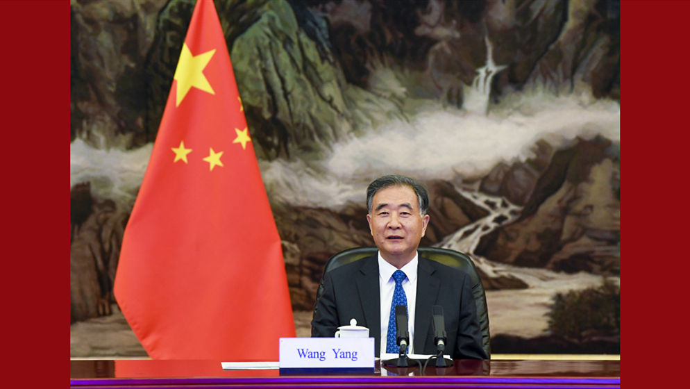 汪洋會(huì)見(jiàn)巴基斯坦參議院主席桑吉拉尼